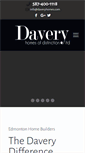 Mobile Screenshot of daveryhomes.com