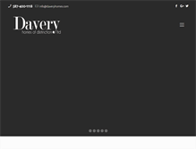 Tablet Screenshot of daveryhomes.com
